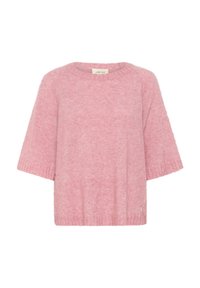 Stickad tröja - blush
