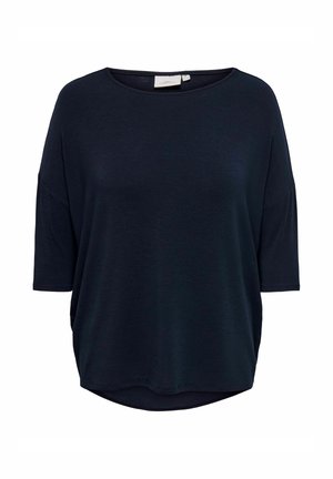ONLY Carmakoma, CARLAMOUR 3/4 TOP JRS NOOS - Langærmet T-shirt - naval academy