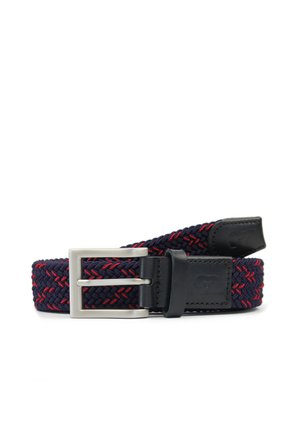 Gevlochten riem - blue/red