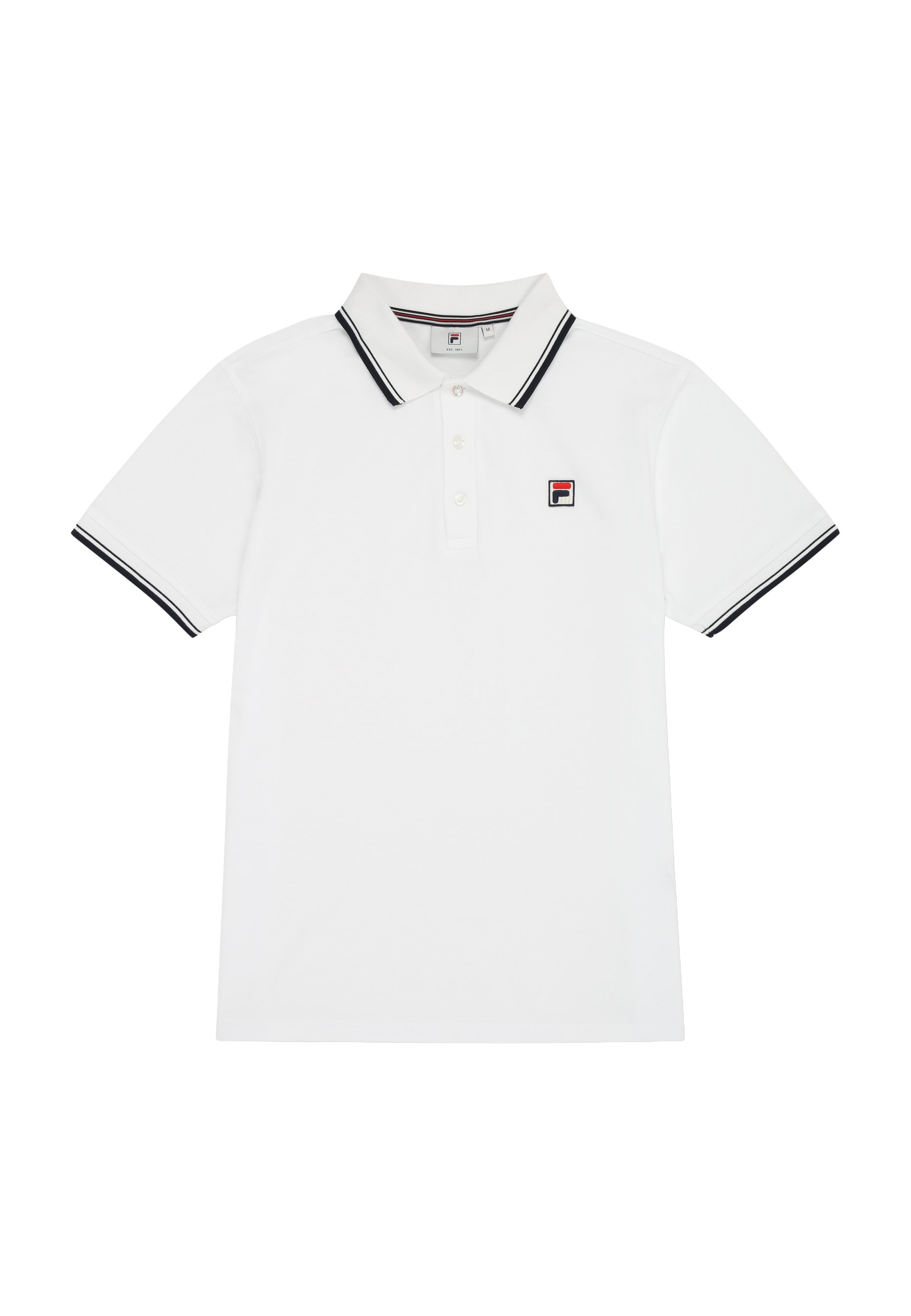 Fila BIELLA REGULAR TIPPED - Polo - bright white/bianco - Zalando.it