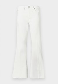 THE LAX - Džinsi ar paplatinātiem galiem - white