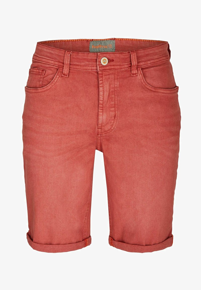 Hattric 5 POCKET BERMUDA - Denim shorts - rot