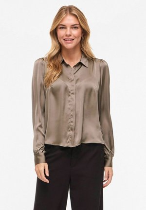 VISOFIE LANGARM - Skjortebluse - brown