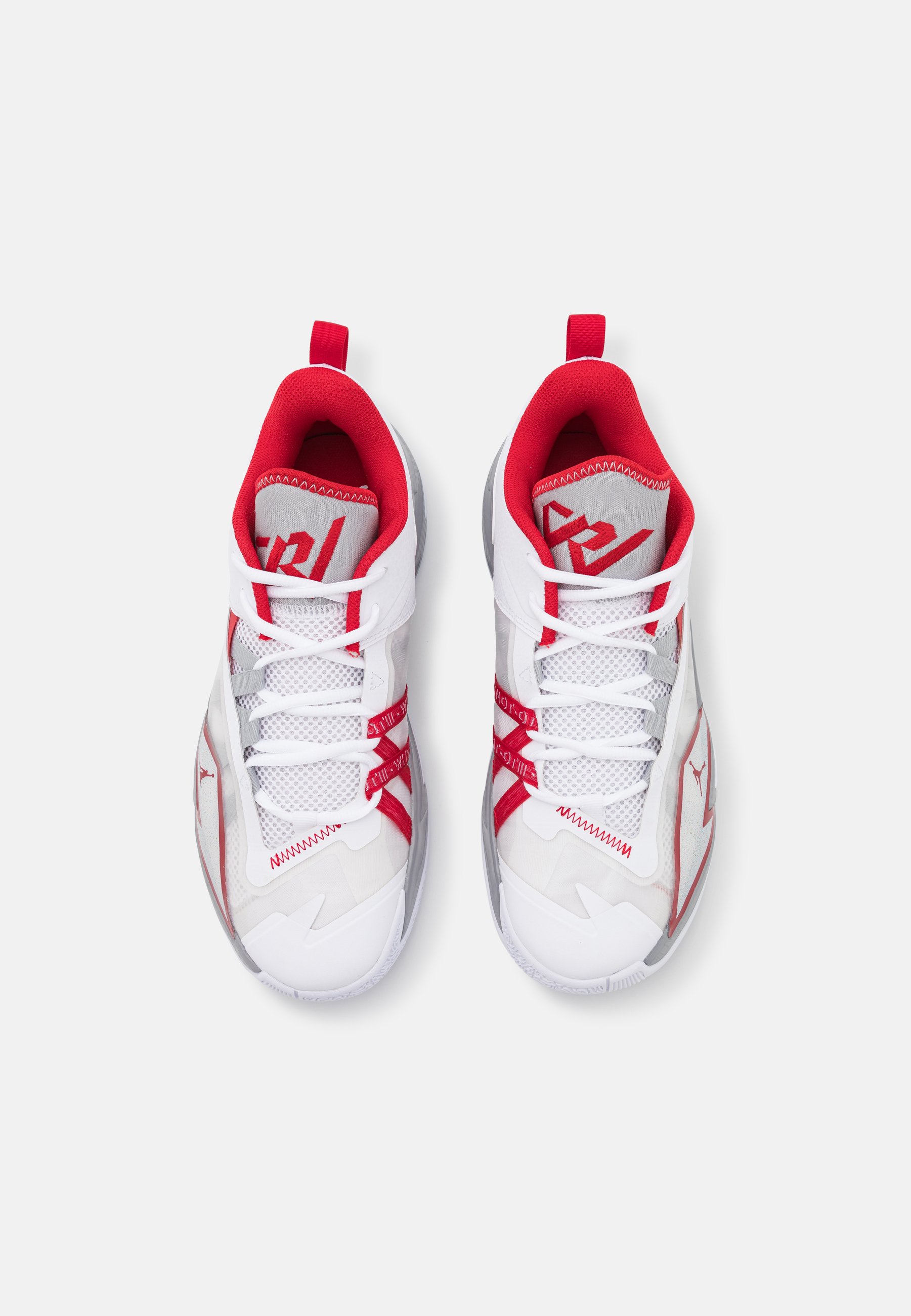 Jordan ONE TAKE 3 - Basketball shoes - white/gym red/light smoke grey/white  - Zalando.de