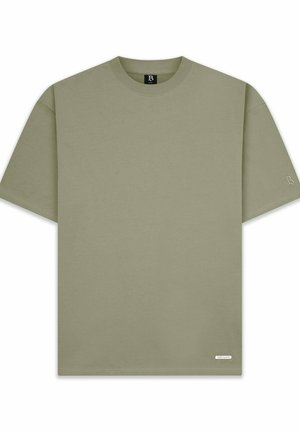 Bazix Republiq SUPER HEAVY BLANK - Basic T-shirt - olive