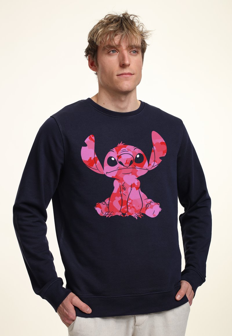 Henry Tiger LILO & STITCH STITCH HEART FILL Felpa navy blue/blu