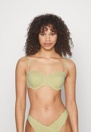 Hunkemöller SCALLOP - Sutien costum de baie din două piese - yellow