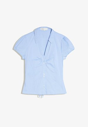 Bershka, SHIRT 01337710 - Blúzka so zapínaním na gombíky - dark blue
