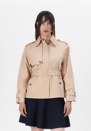 RAPHAELLE CROP - Veste légère - cameo beige