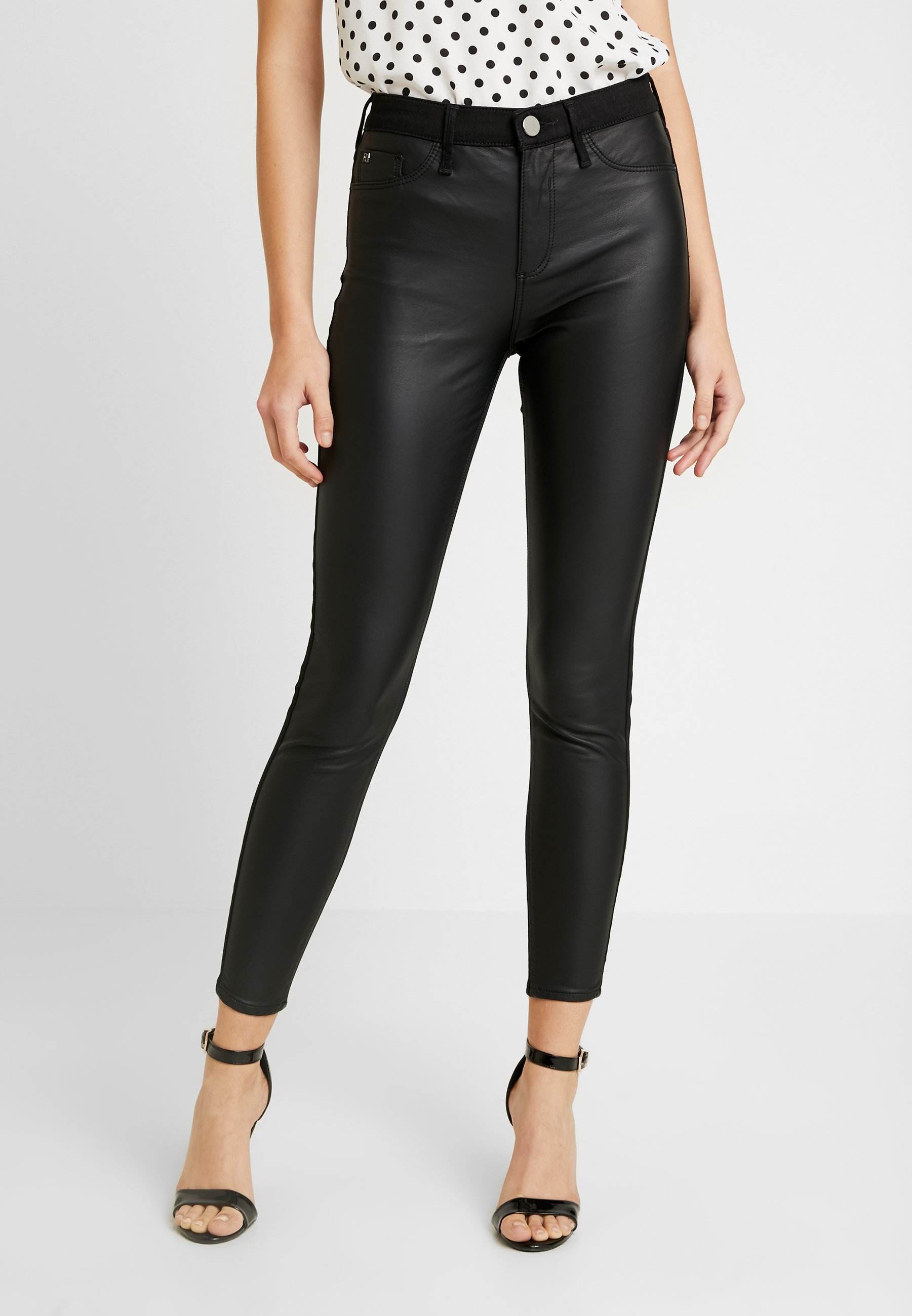 river island coated jeans