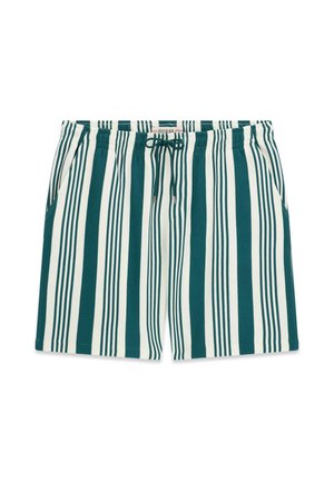 Guess, GESTREIFTE SHORTS - Short - mehrfarbig grün