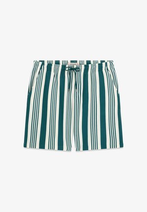 Guess, GESTREIFTE SHORTS - Shortsit - mehrfarbig grün