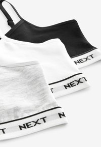 Next 3 PACK STRAPPY CROP OLDER - Toppe - monochrome
