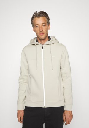 SAGGY - Felpa con zip - light beige