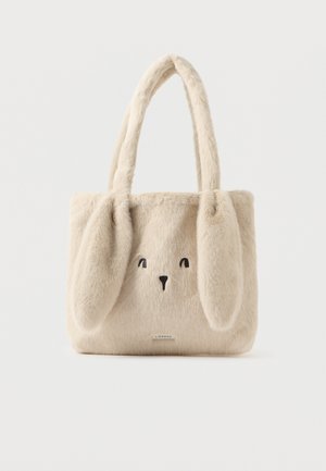 LEXI PLUSH RABBIT TOTEBAG UNISEX - Shopping bag - beige