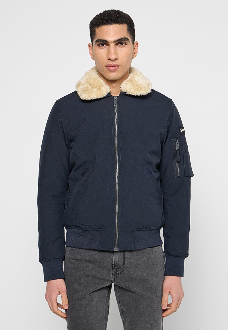 Schott Bomberjacks donkerblauw