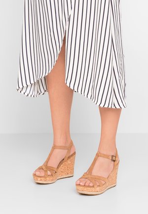 High Heel Sandalette - cognac