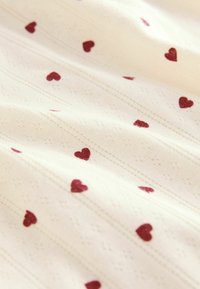 Next REGULAR FIT - LONG SLEEVE SET - Nattplagg set - ecru hearts