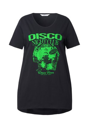 Angel of Style DISKOKUGEL-MOTIV - Print T-shirt - black
