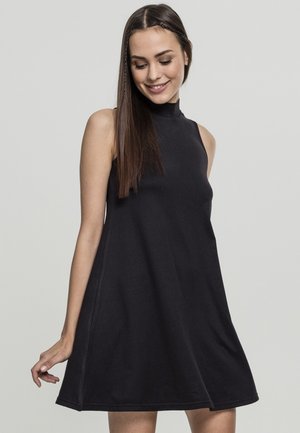 TURTLENECK DRESS - Denní šaty - black