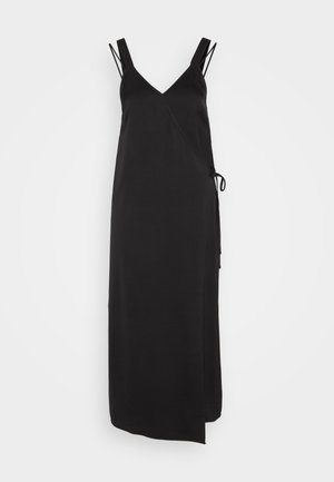 Calvin Klein SLIP DRESS - Cocktailkjole - black