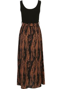 Cloud 5ive 2-TONE MIT BINDEGÜRTEL UND ABSTRAKT - Maxiklänning - black