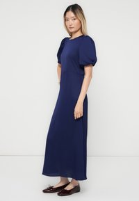 VILA VIELLETTE Vestito lungo rhodonite/blu scuro