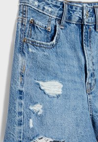 Stradivarius Shorts vaqueros - dark blue