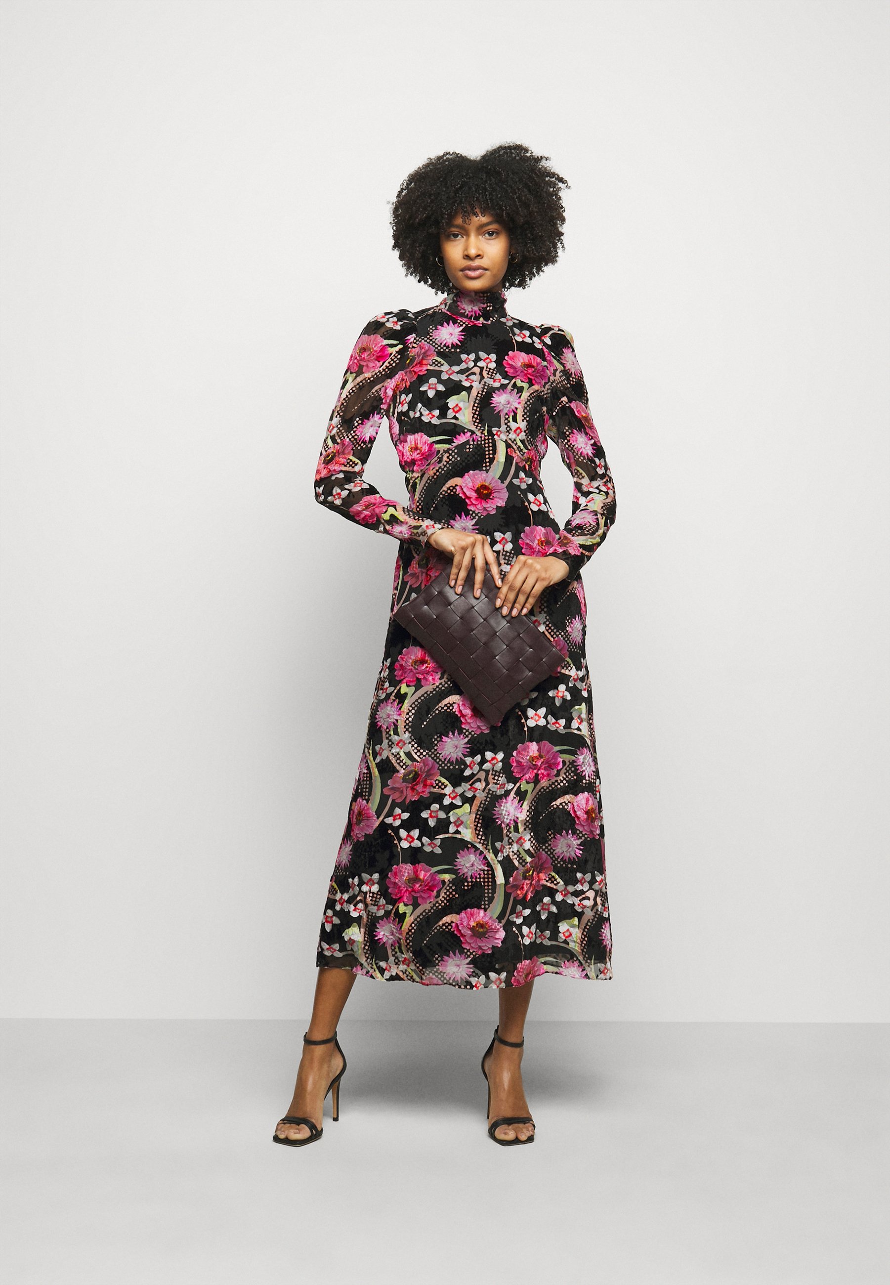 Temperley London TIPPI DRESS - Vestito lungo - watermelon/fuxia - Zalando.it