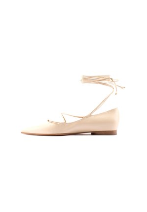 Ballerine con cavigliera - beige