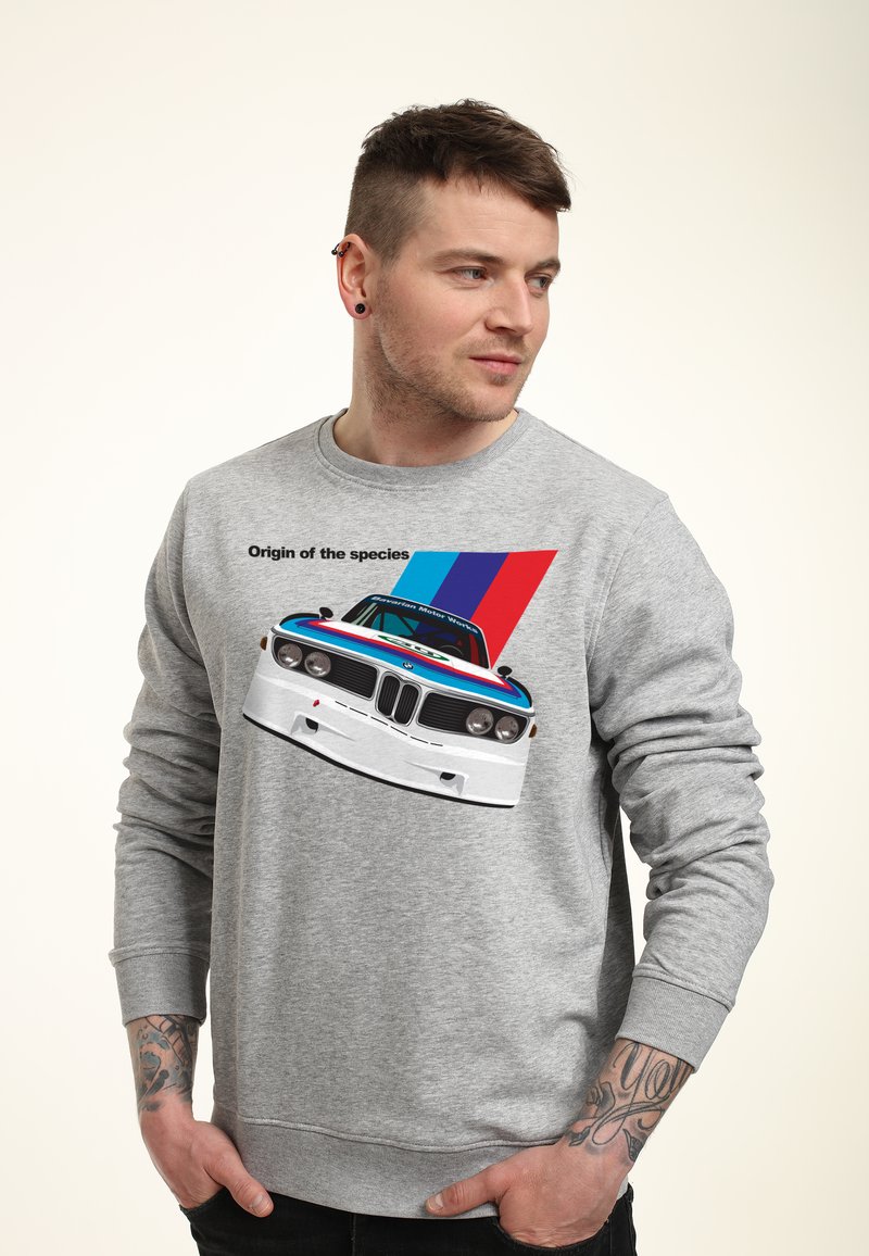 Henry Tiger ORIGIN OF THE SPECIES - Sudadera - heather grey