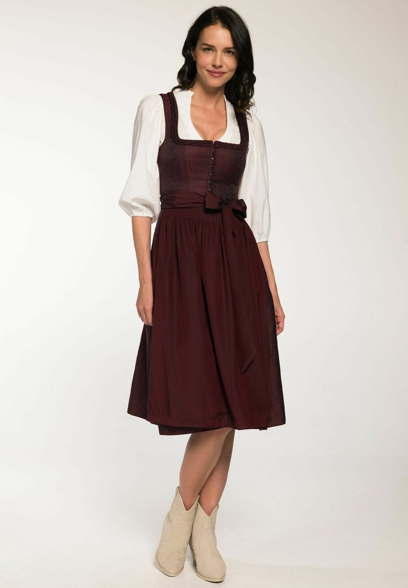 Spieth & Wensky GESIA - Dirndl - dunkelrot