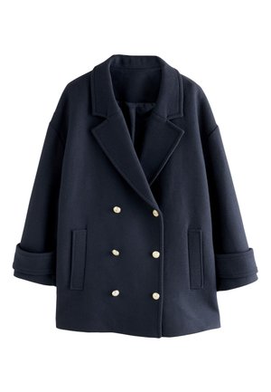 REGULAR FIT PREMIUM MILITARY - Klasický kabát - navy