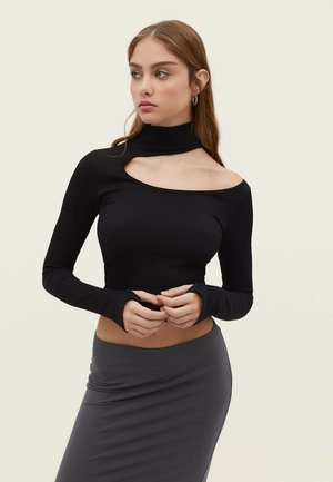 Ladies Cut-Out Turtleneck Longsleeve | Maglia Maniche Lunghe