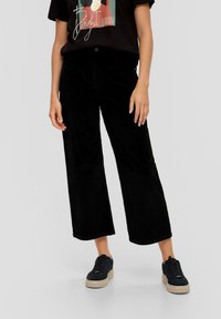 s.Oliver CULOTTE IN QUALITÄT - Broek - schwarz