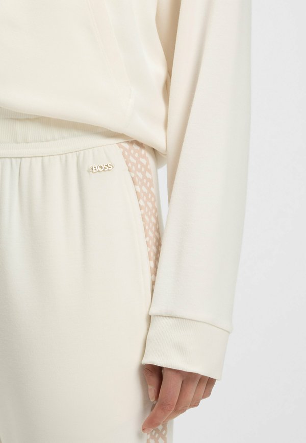 MONOGRAM  CUFF - Tracksuit bottoms - natural eighteen3
