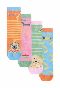 Next 4 PACK   - Socks - pasta dogs slogan