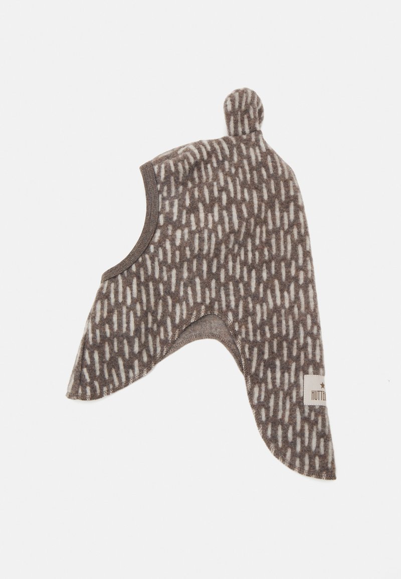 Huttelihut BALACLAVA EARS UNISEX - Megzta kepurė - morel