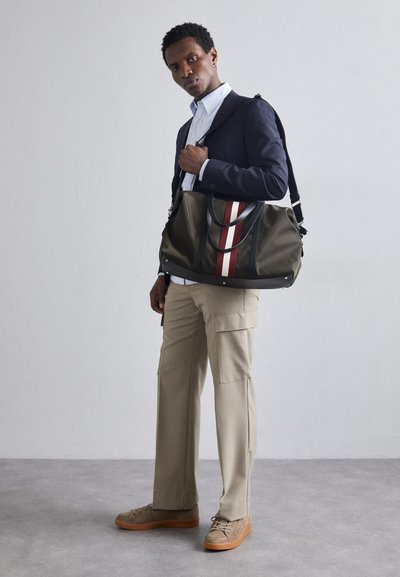 Bally CODE DUFFLE - Sac week-end - fango/black