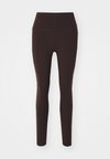 SUPER YOGA LEGGINGS - Tajice - cacao brown