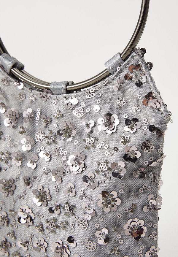 FLOWER - Handbag - gunmetal4