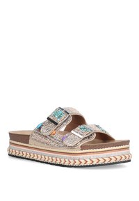 ETIKA BABEL - Sandalias planas - gold