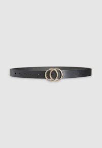 Next WHITE CIRCLE BUCKLE  - Vyö - black