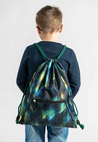 Baagl SPORTBEUTEL - TURNBEUTEL - GYMSACK - SPORTTASCHE - TAGESRUCKSACK FUSSBALL - Sportovní vak  - grün