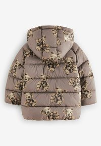 Next REGULAR FIT - Žieminis paltas - brown bear print