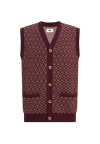 WE Fashion Väst - bordeaux