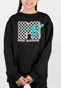 Henry Tiger - CHECKERED MTV INVERSE - Sweatshirt - black Thumbnail-Bild 1