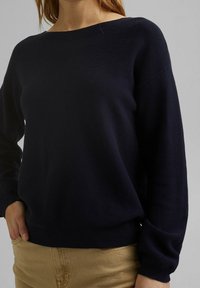 Esprit Stickad tröja - dark blue