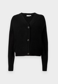 VILOU V NECK - Cardigan - black