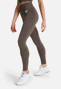 SQUATPROOF CORE SEAMLESS - Tajice-hlače - coffee